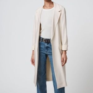 Allsaints Aleida Duster Ivory White